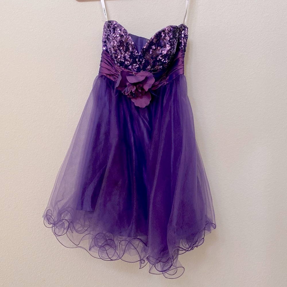 Mini Purple Dress